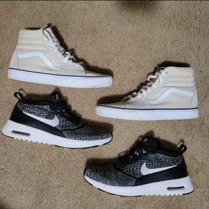 Nike and vans sneakers bundle
